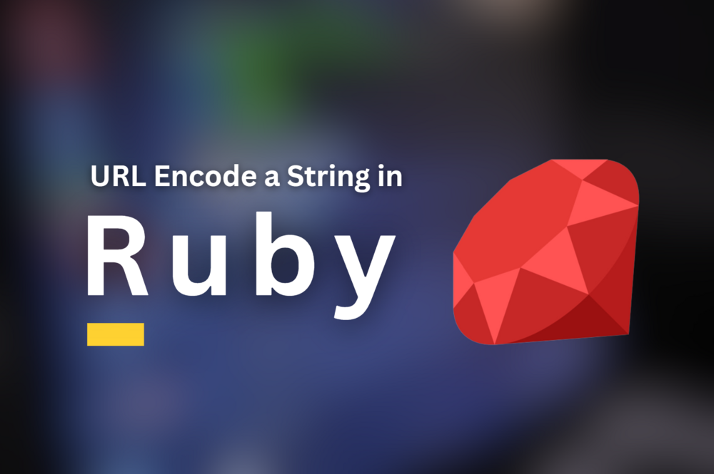 How to URL Encode a String in Ruby